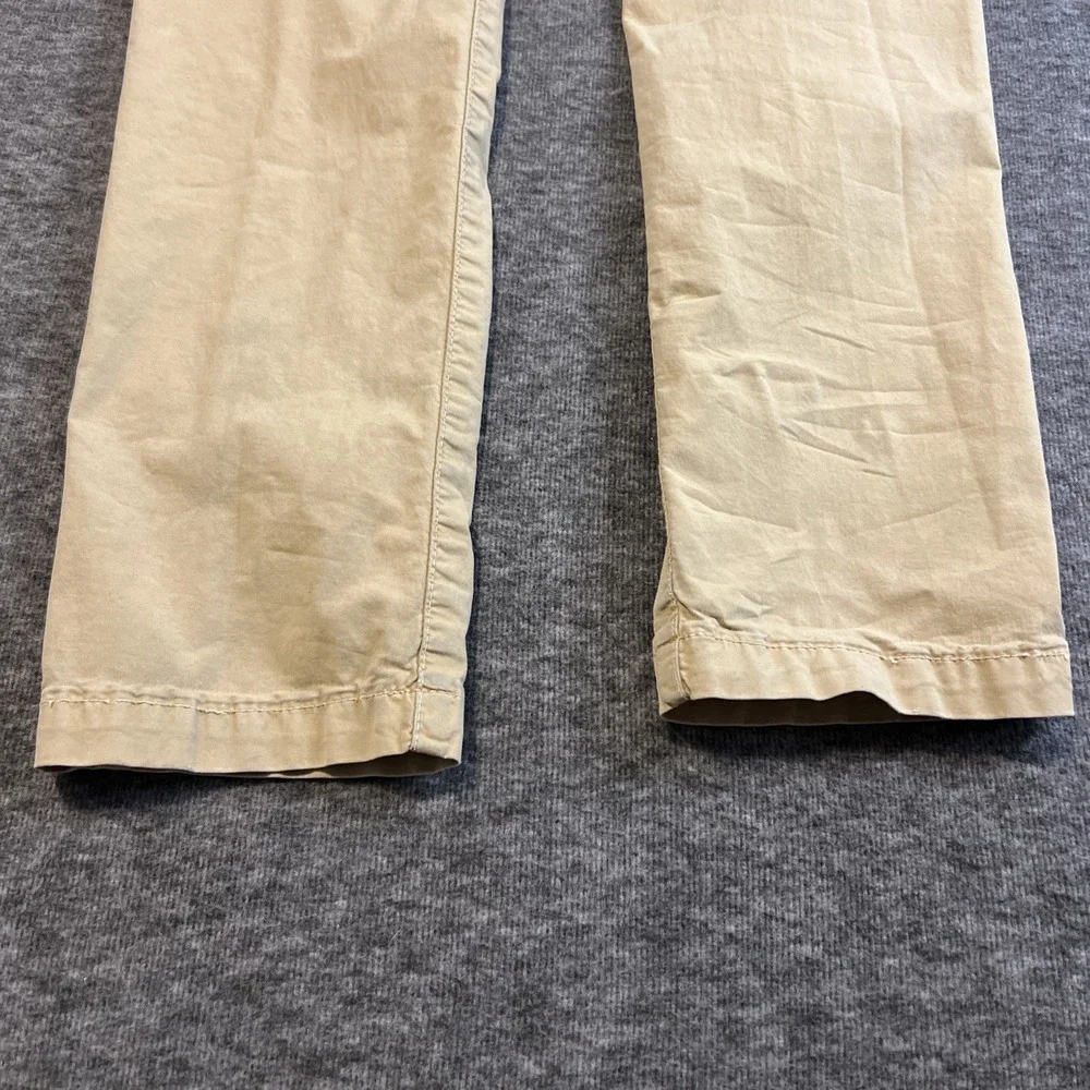 American Eagle Next Level‎ Flex Slim Straight Pants 32x34 Tan Cotton Blend Mens